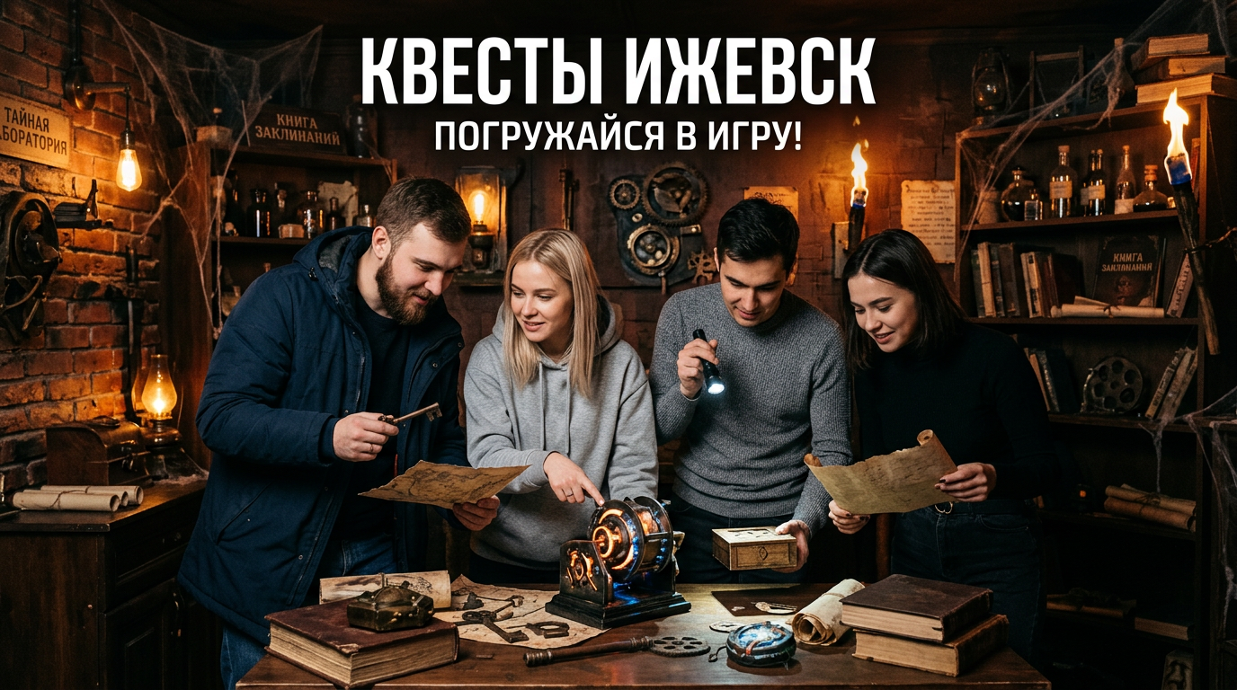 Квесты в Ижевск: лучшие escape-room и квест-румы города