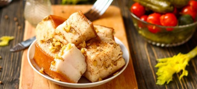 сало вареное в пакете самый вкусный рецепт