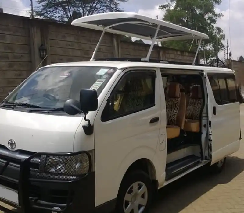Hire a Tour Van in Nairobi – Safari Vans, 4x4, Pop-Up Roof, Affordable Rates