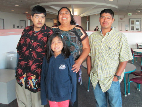 Patty Sanchez and family