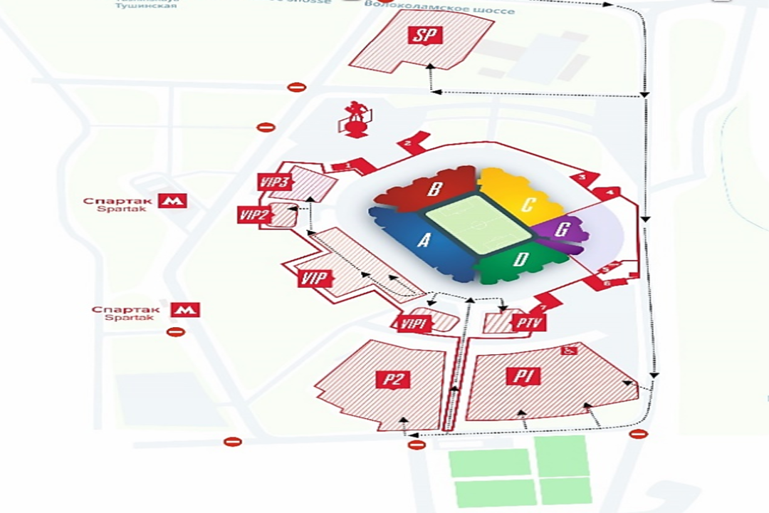 Схема открытие арена спартак