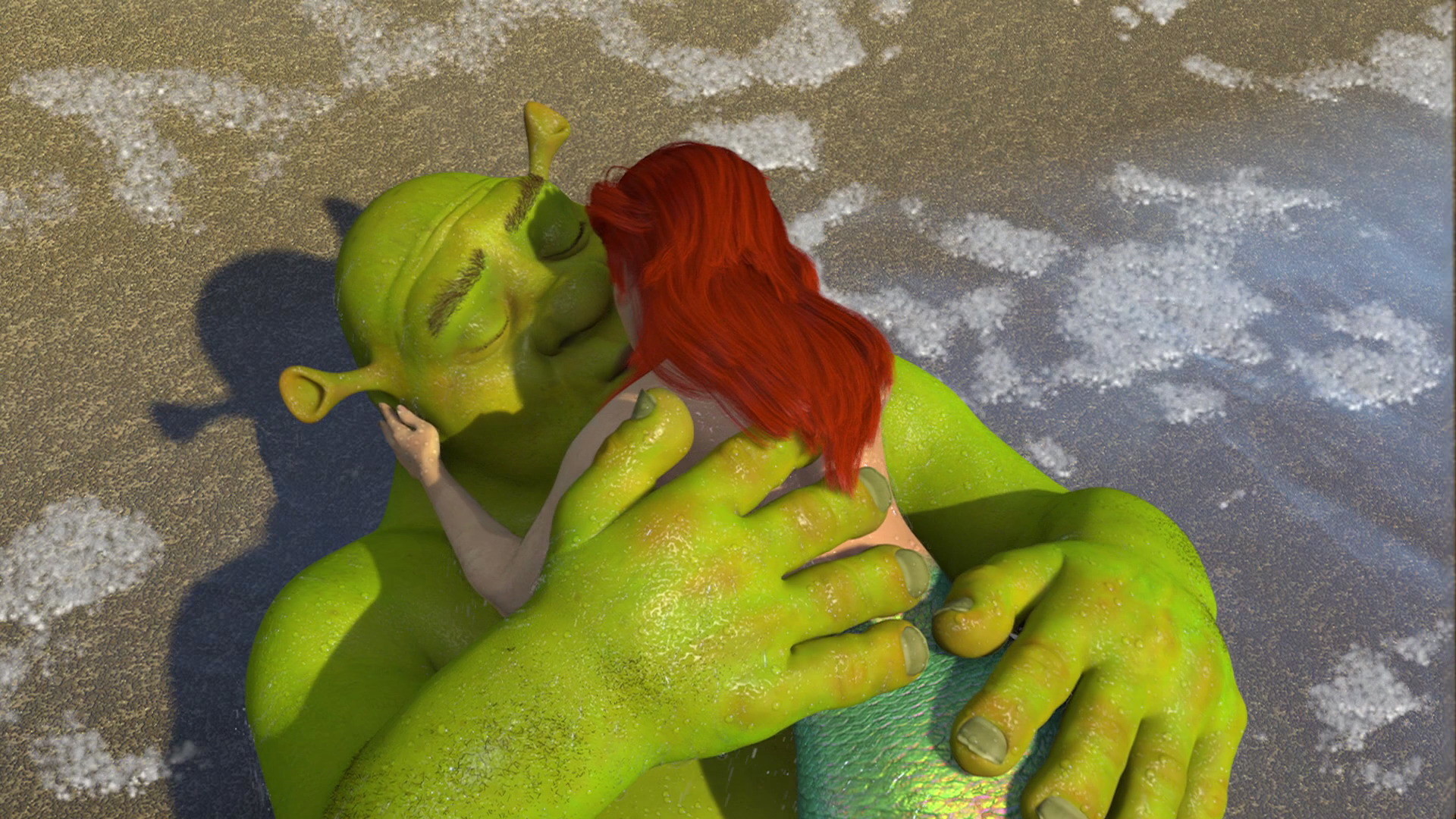 Image – Shrek kissed Ariel 3.jpg | Dreamworks Animation Wiki | FANDOM powered by Wikia