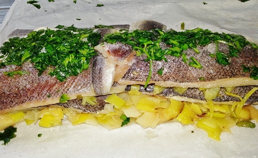 Filets de poisson aux poireaux Filets de poisson aux poireaux
