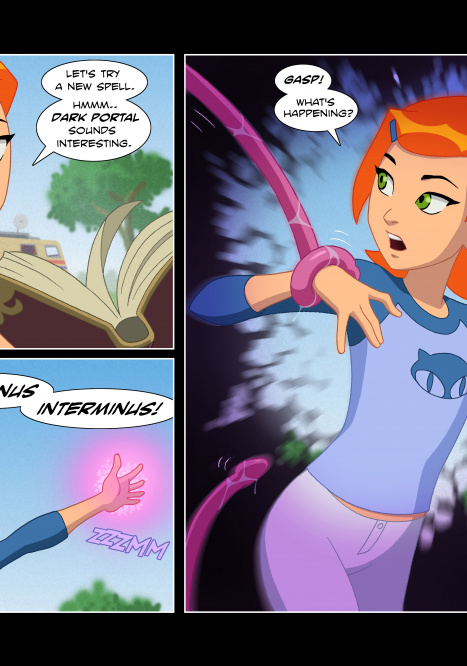 Gwen Magic Mistake Porn comic Cartoon porn comics on Ben 10