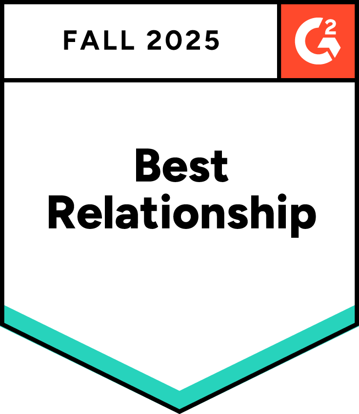 G2 Best Relationship Fall 2025