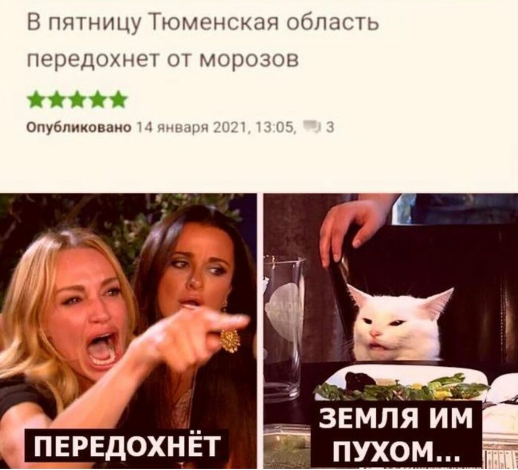 мем про морозы