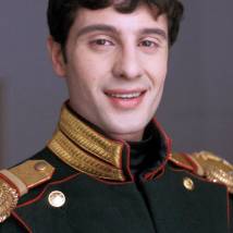Антон Макарский на съемках сериала "Бедная Настя"