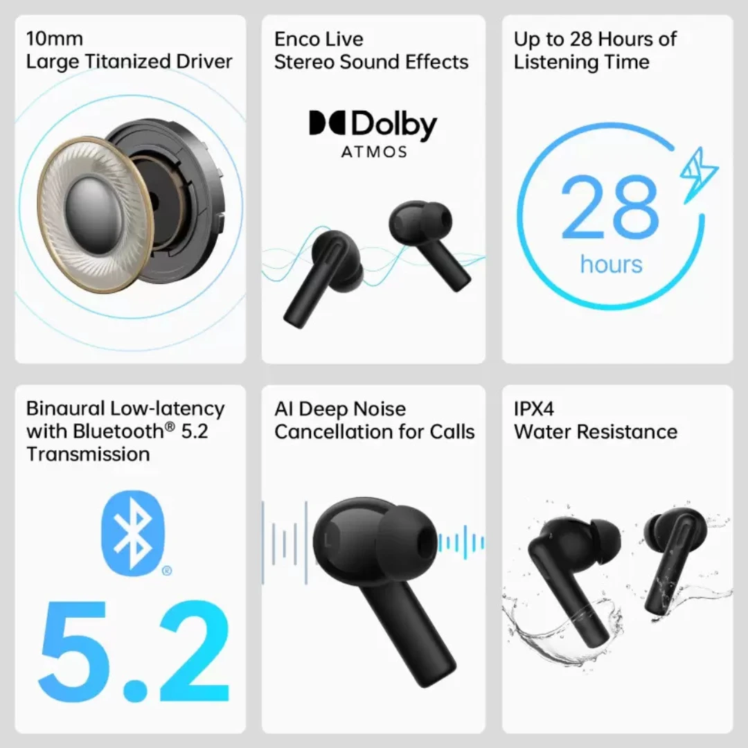 OPPO Enco Buds 2 True Wireless Earbuds