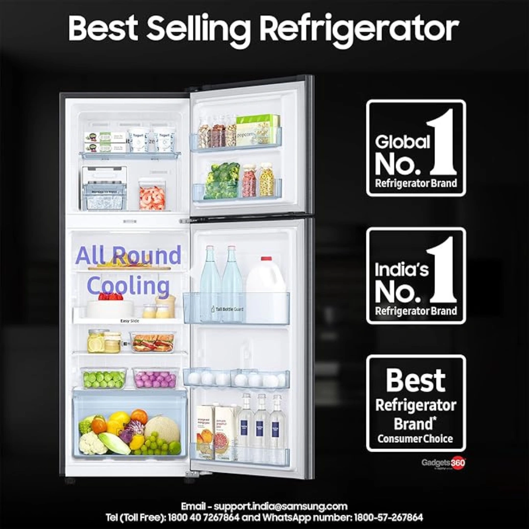 Samsung RT28C3733S8 236 L 3 Star Double Door Refrigerator
