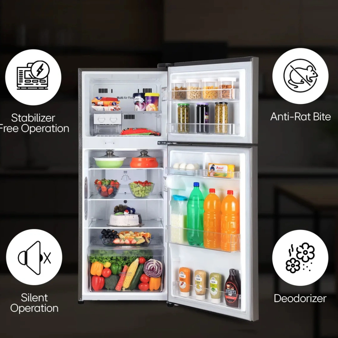 LG GL-I292RPZY 242 L 2 Star Double Door Refrigerator