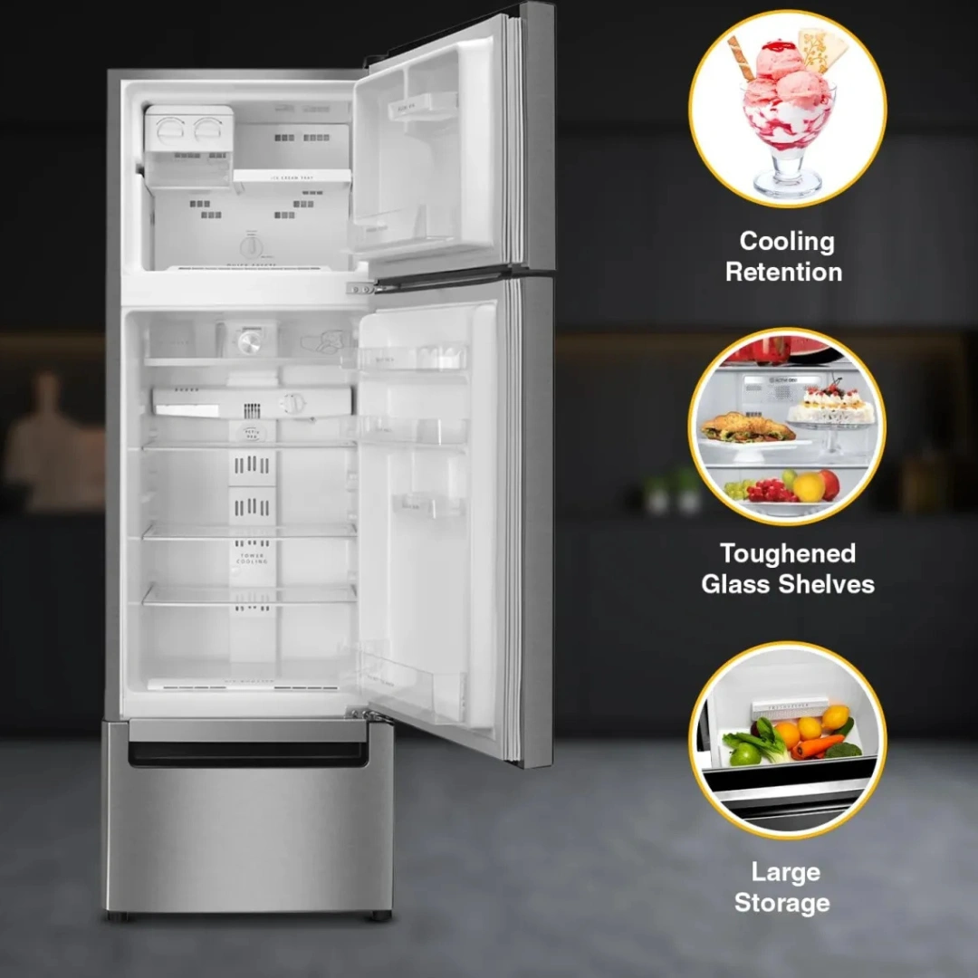 Whirlpool FP 223D PROTTON ROY 215 L Triple Door Refrigerator