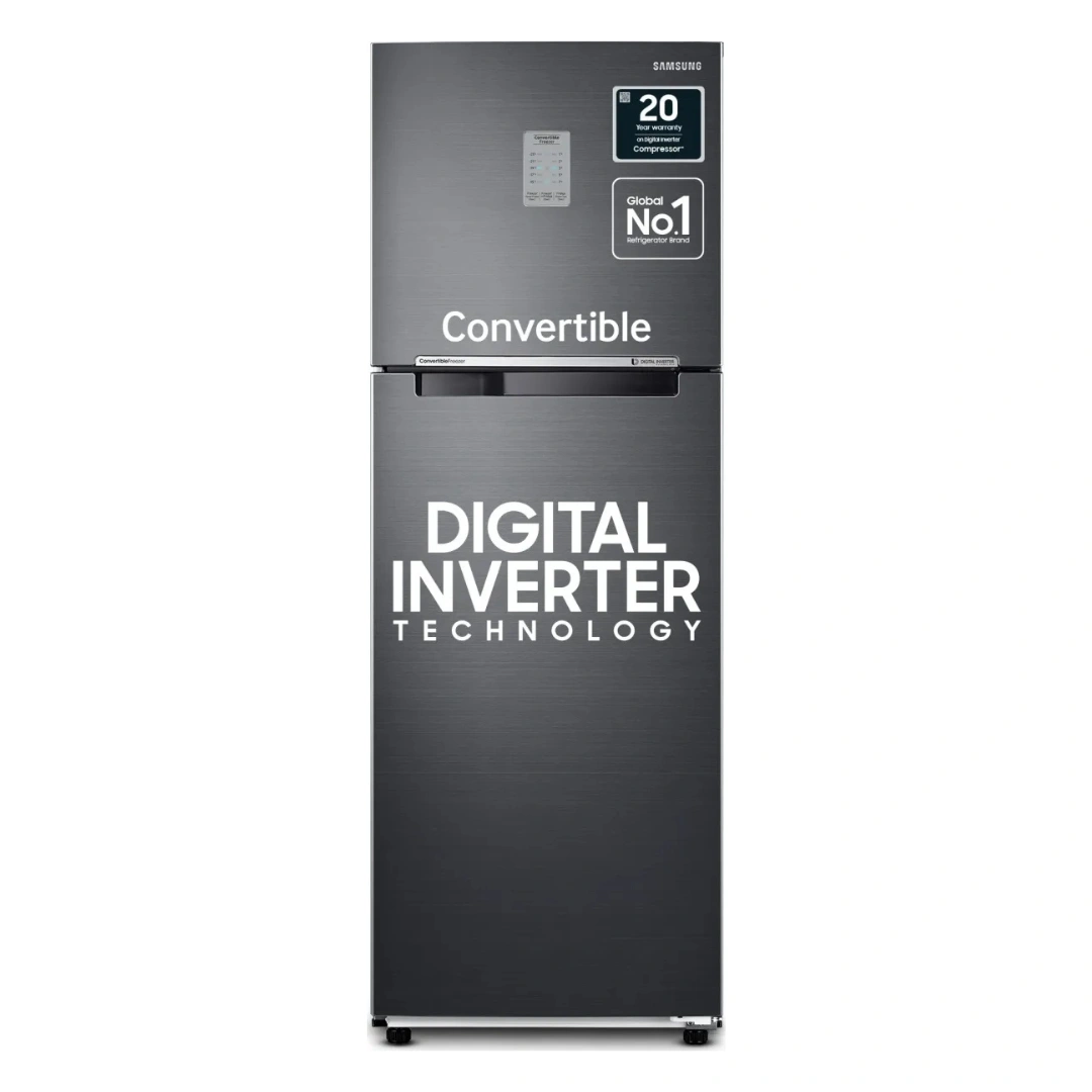 Samsung RT30C3733BX 256 L 3 Star Double Door Refrigerator