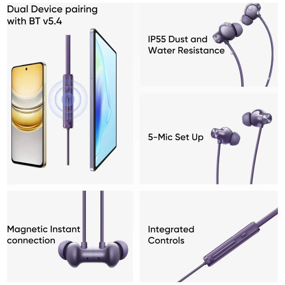 Realme Buds Wireless 5 ANC Neckband