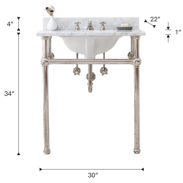 Polished Nickel (PVD) / Not Included / Not Included