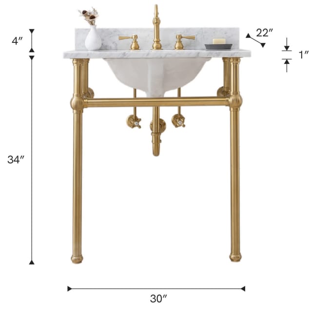 Satin Gold / Not Included / Not Included