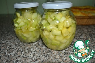 Рецепт: Кабачки по-корейски на зиму