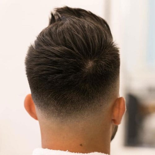 Quiff + Low Drop Fade