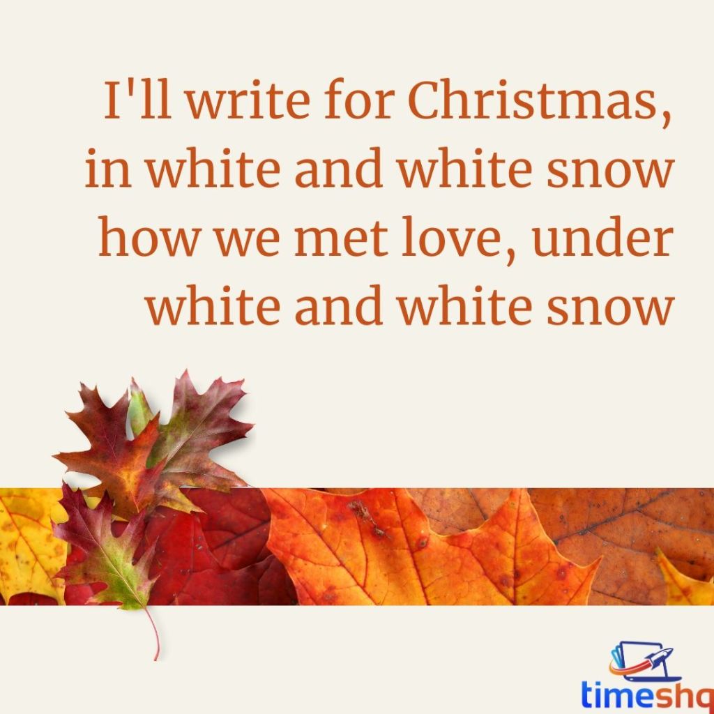 Christmas Blessings Status with I
