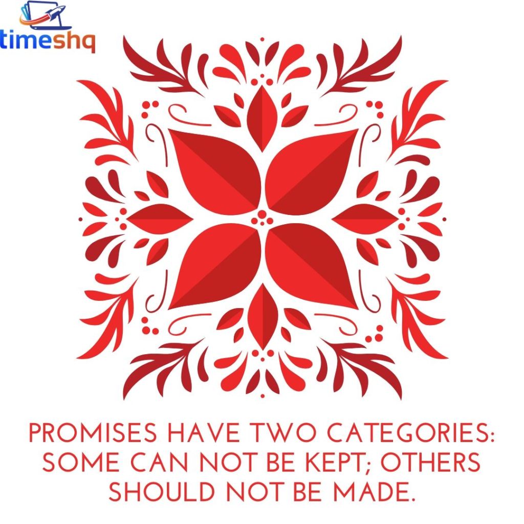 Status stating with word Promise