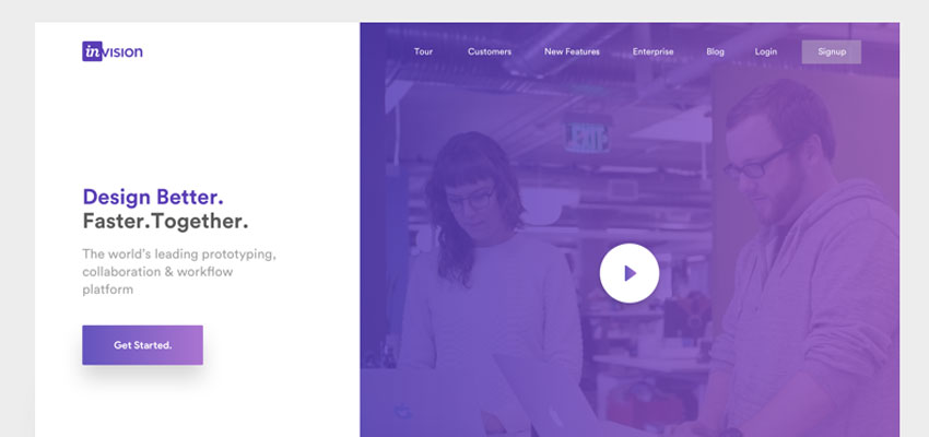 Uhvision theme Redesign - Landing Page & Mobile Web