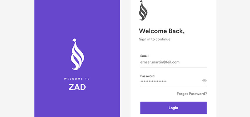 Login & Splash Screen