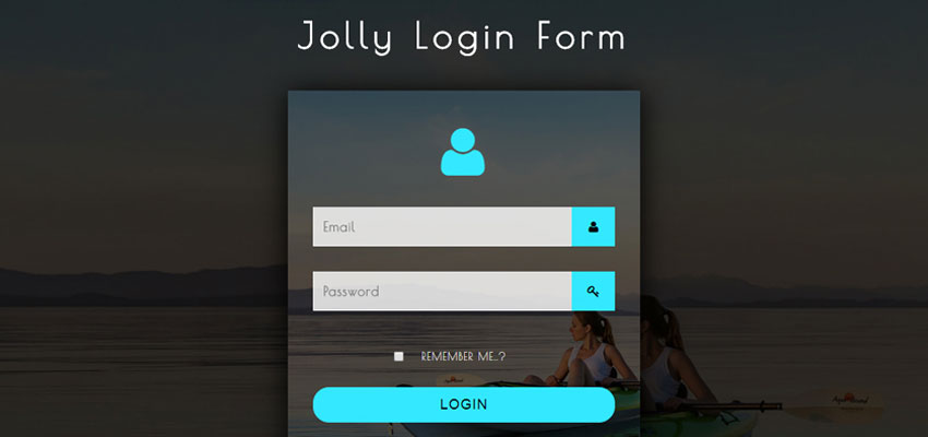 Jolly Login Form