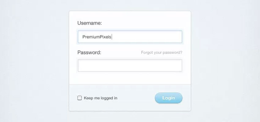 Free HTML5 CSS3 Login Form