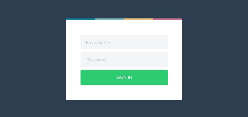 Flat Login [PSD]