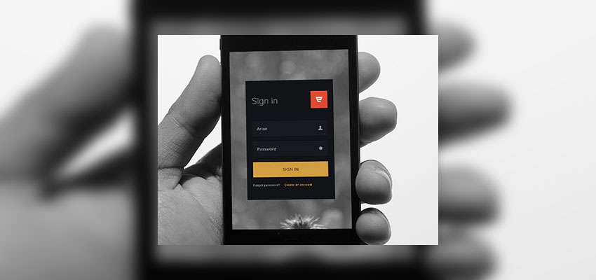 Login Form (PSD)