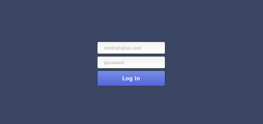 Slick Login Form With CSS3