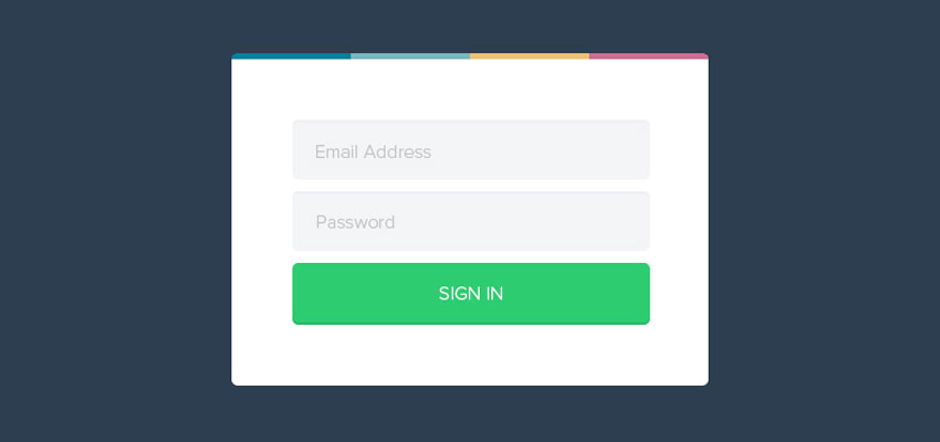 Flat Login [PSD]