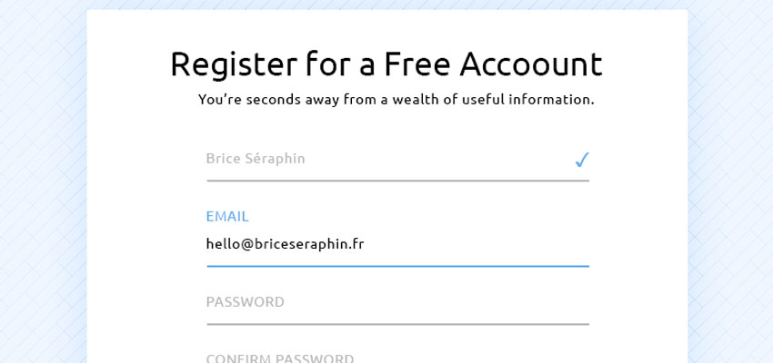 Login Form @Rebound #Freebies