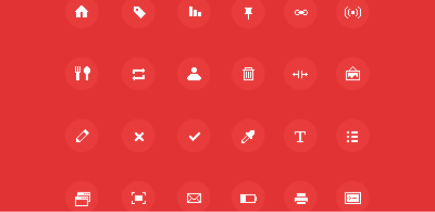 Sharp pixel-icons (FREE)