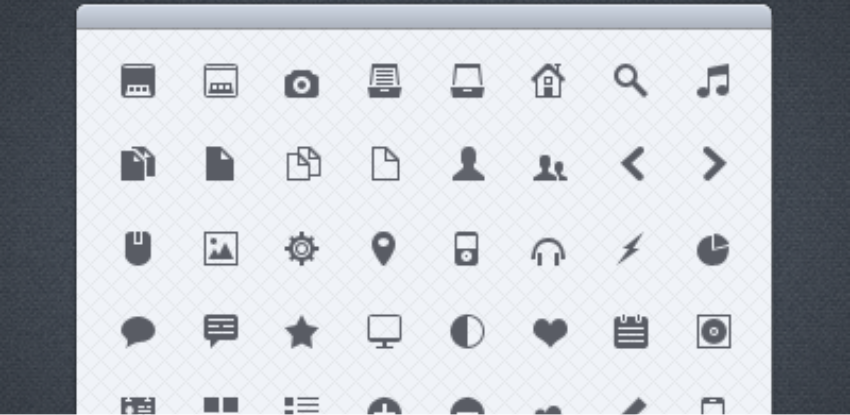  Mimi Glyphs free psd file