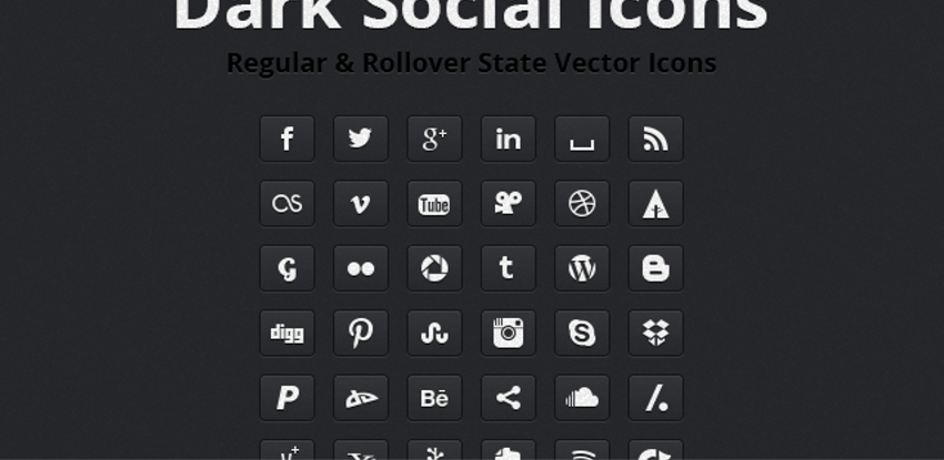 Dark Social Icons