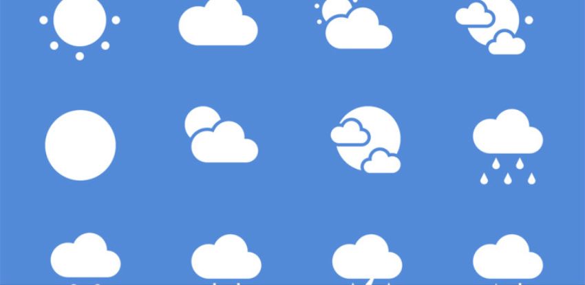 FLAT WEATHER ICONS