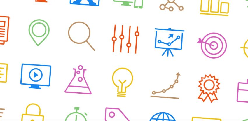 Vector Outlined SEO Icons