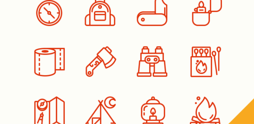 FREEBIE CAMPING ICONS