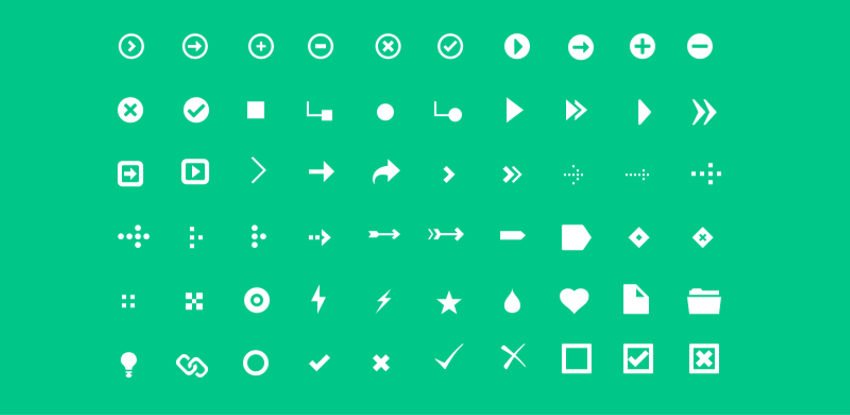 Listicons 2 - Arrows & Bullets