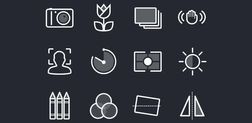 Photography & Camera Function Icons