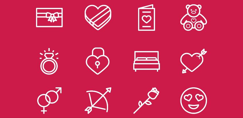 Valentine’s Day Vector Icons