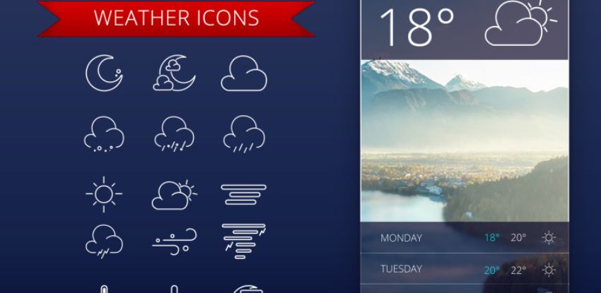 15 FREE WEATHER ICONS