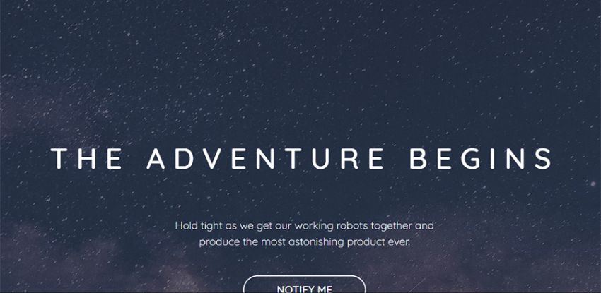  8-Coming Soon Bootstrap 4