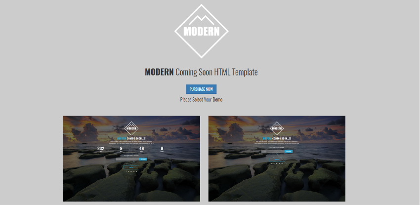 Mountain - Responsive Coming Soon