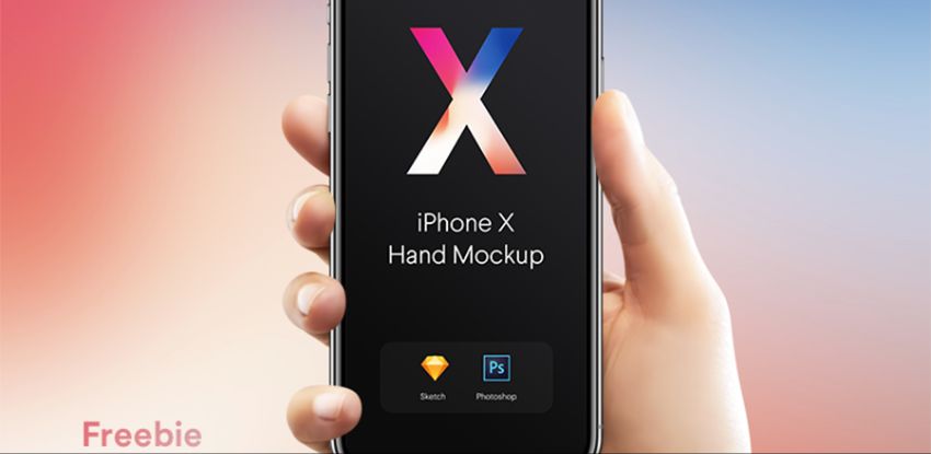 New iPhone X Hands Mockups