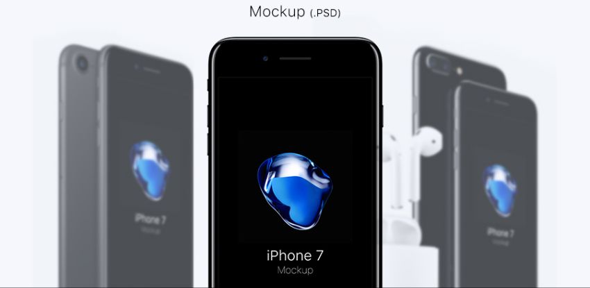iPhone 7 Mockups - PSD