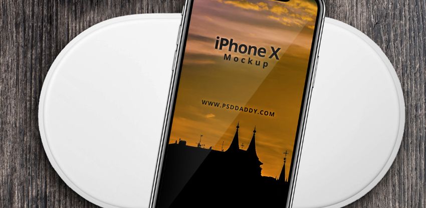 	 iPhone X Free Mockup PSD