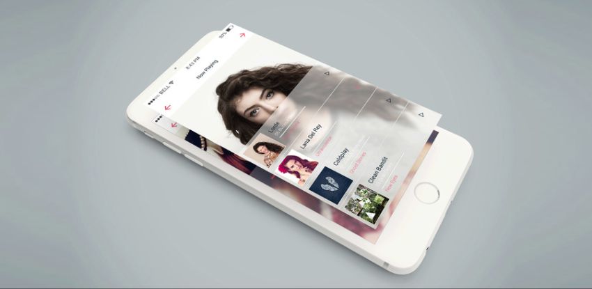 ISOMETRIC IPHONE 6 PSD MOCKUP