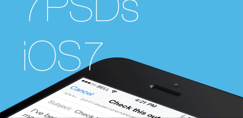 7 iOS7 PSDs