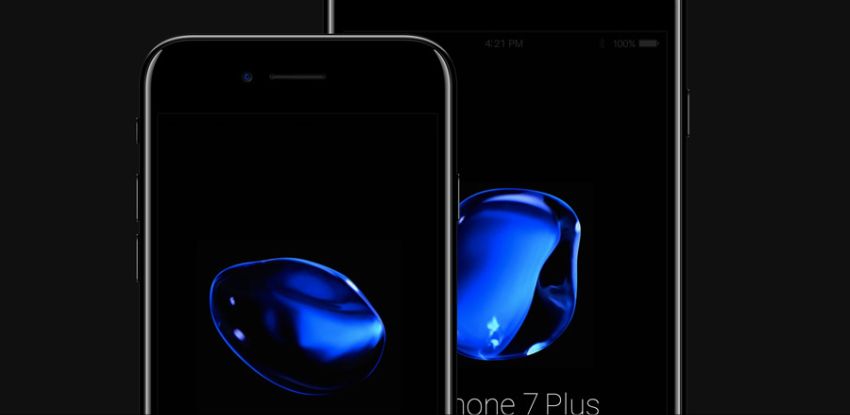 Free iPhone 7 Psd Jet Black Mockup